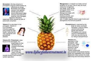 pineapple for kidney disease